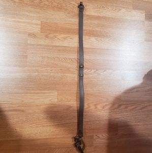 Genuine Leather Lined Hook Belt S/M